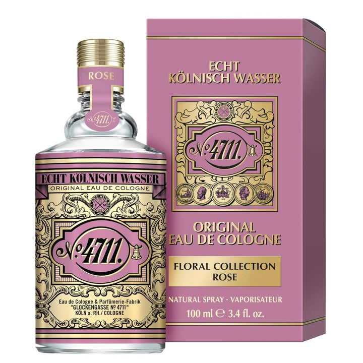 4711 Floral Rose Eau De Cologne 100ml - Fragrance London