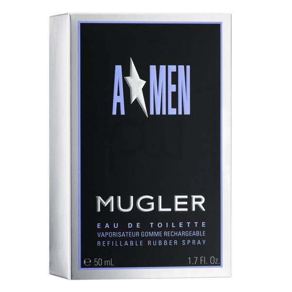 A - Men Eau De Toilette Refillable Rubber Flask 50ml - Fragrance London