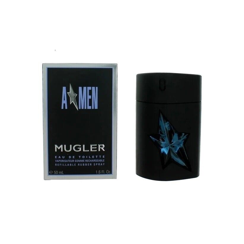 A - Men Eau De Toilette Refillable Rubber Flask 50ml - Fragrance London