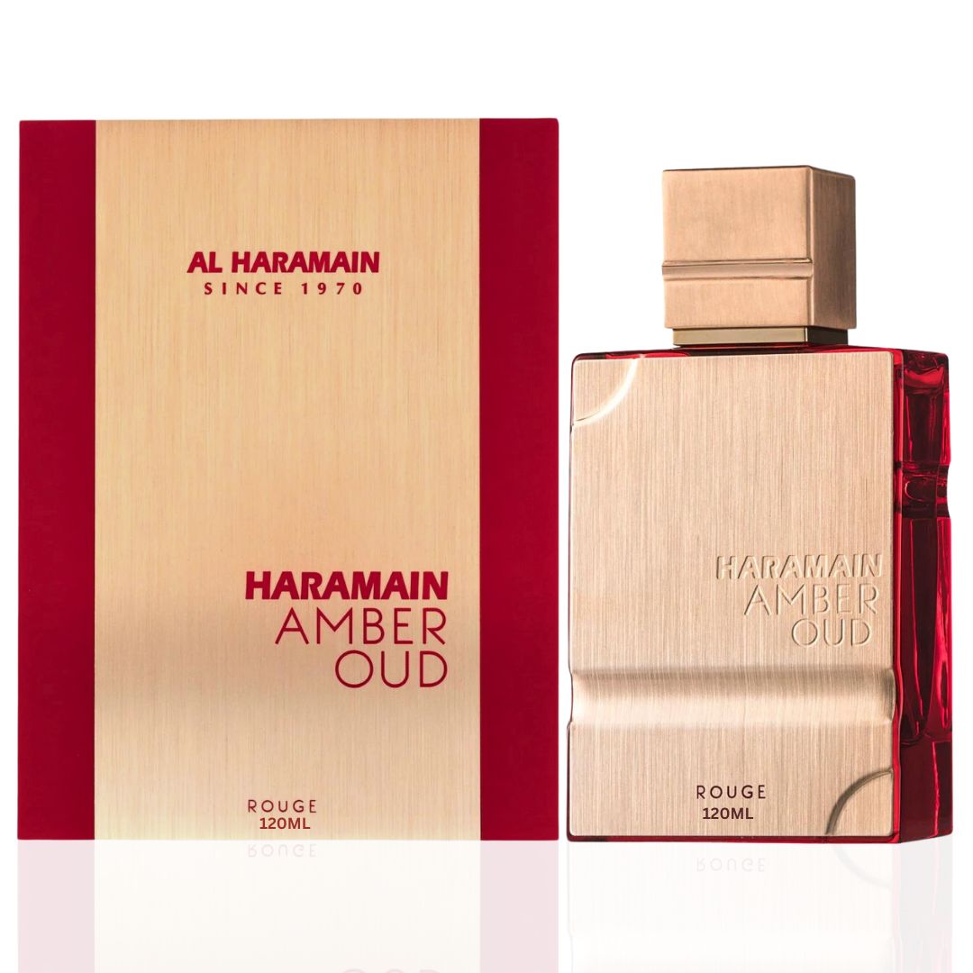 Al Haramain Amber Oud Rouge Eau De Parfum Spray 120ml - Fragrance London
