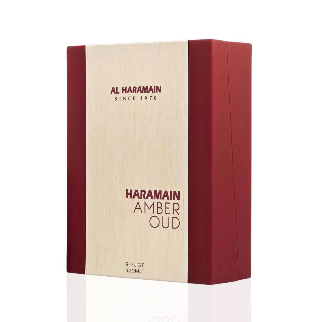 Al Haramain Amber Oud Rouge Eau De Parfum Spray 120ml - Fragrance London