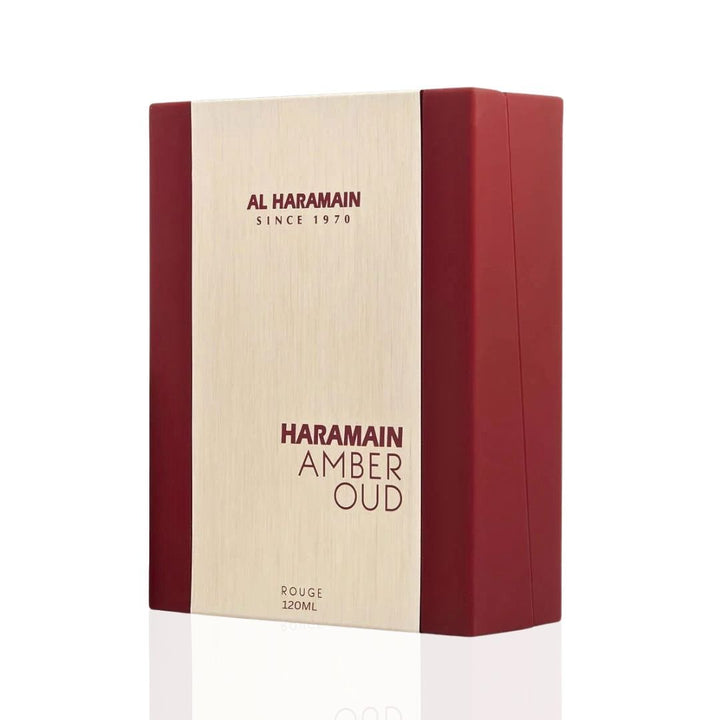 Al Haramain Amber Oud Rouge Eau De Parfum Spray 120ml - Fragrance London