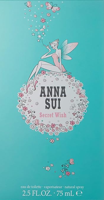 Anna Sui Secret Wish Eau De Toilette Spray 75ml - Fragrance London