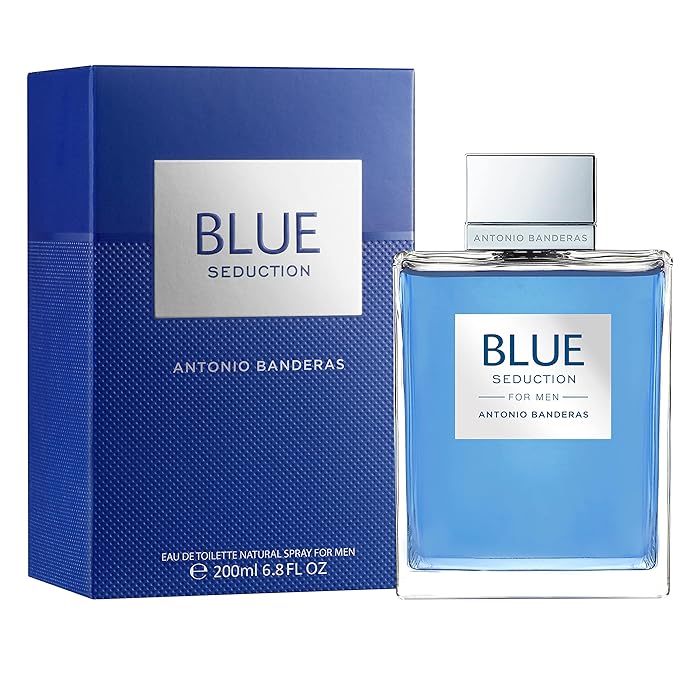 Antonio Banderas Blue Seduction Eau De Toilette Spray 200ml - Fragrance London