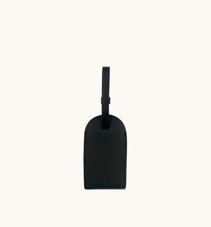 Apatchy London The Black Leather Luggage Tag - Fragrance London