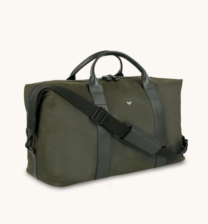 Apatchy London The Cavendish Waxed Canvas & Leather Weekender - Fragrance London