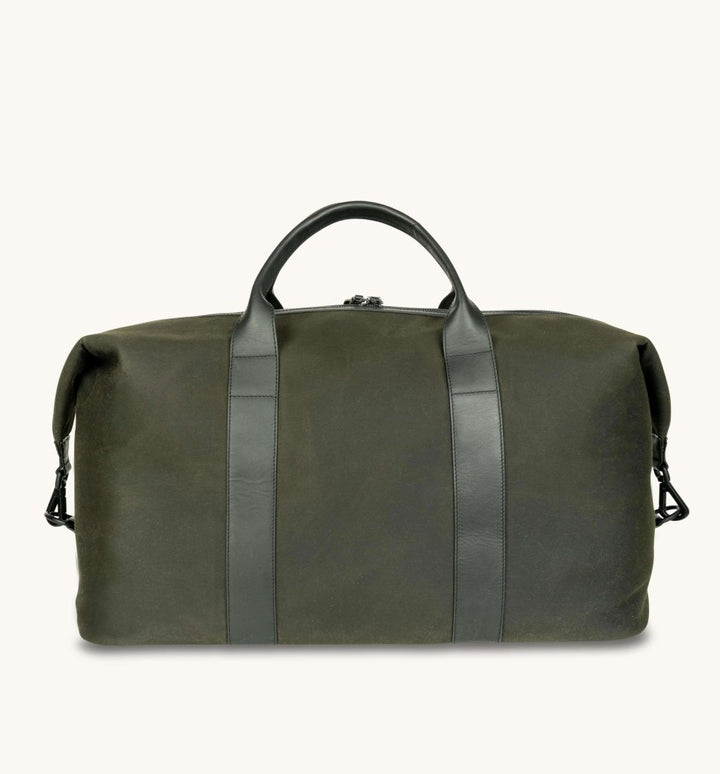 Apatchy London The Cavendish Waxed Canvas & Leather Weekender - Fragrance London