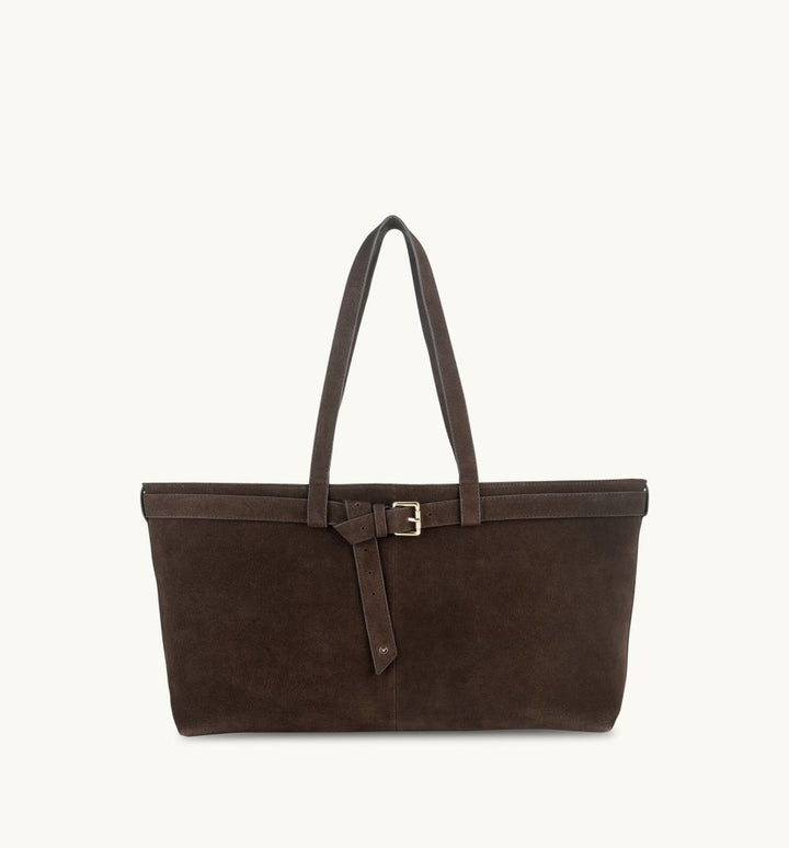 Apatchy London The East West Suede Tote Bag - Fragrance London