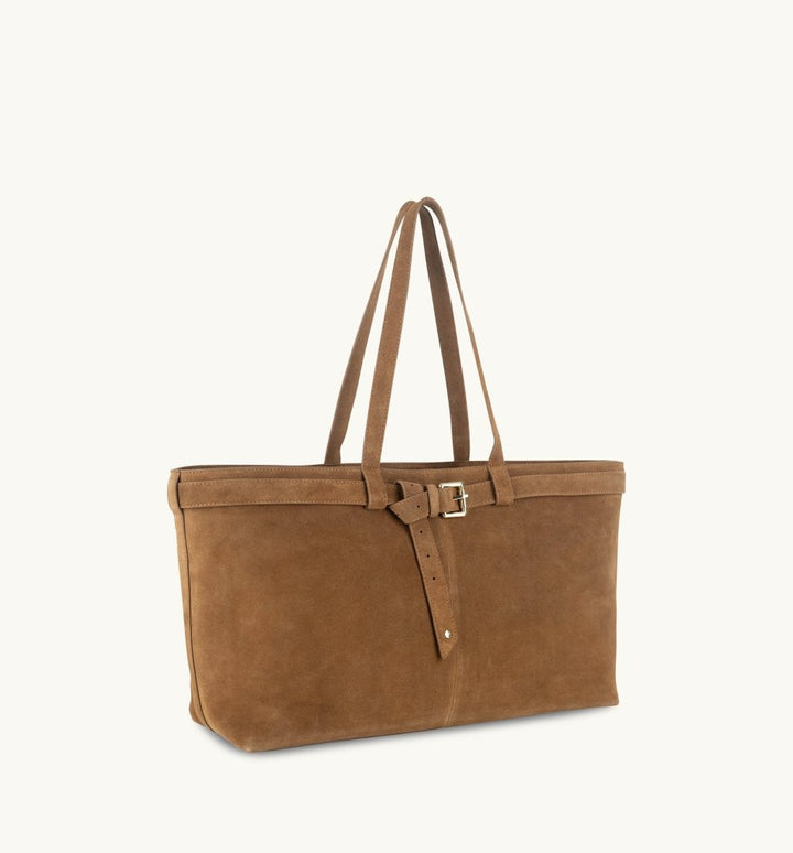 Apatchy London The East West Suede Tote Bag - Fragrance London
