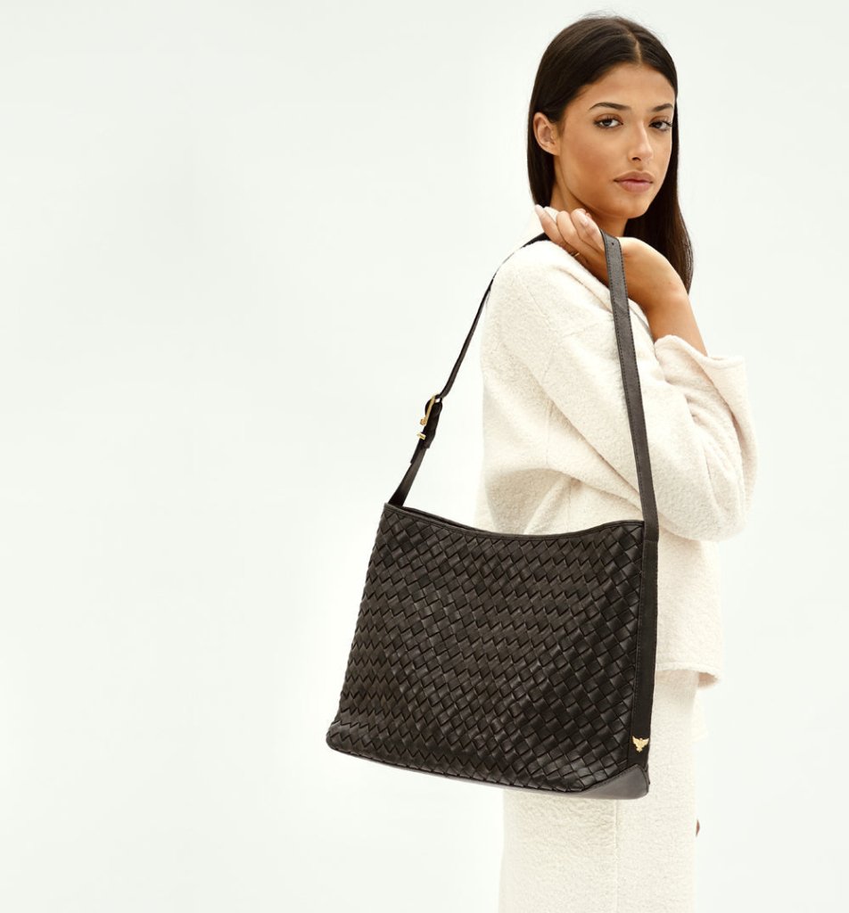 Apatchy London The Holly Woven Leather Bag - Fragrance London