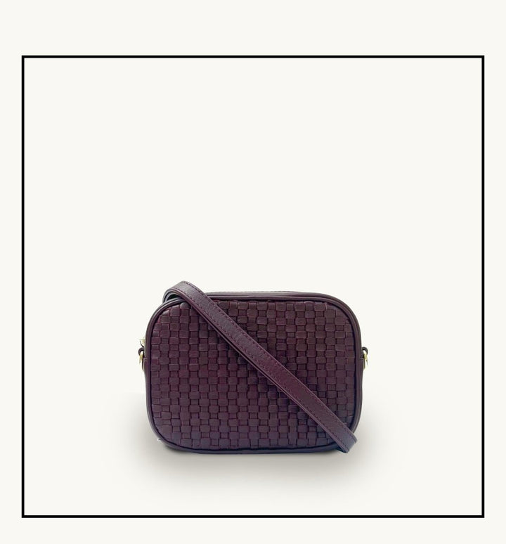 Apatchy London The Penelope Woven Leather Camera Bag - Fragrance London