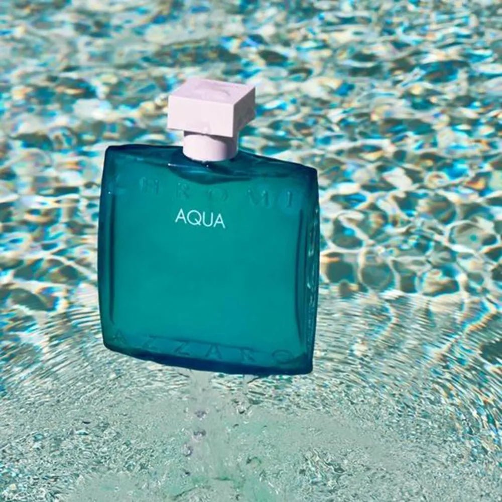 Azzaro Chrome Aqua Eau De Toilette Spray 100ml - Fragrance London