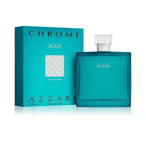 Azzaro Chrome Aqua Eau De Toilette Spray 100ml - Fragrance London