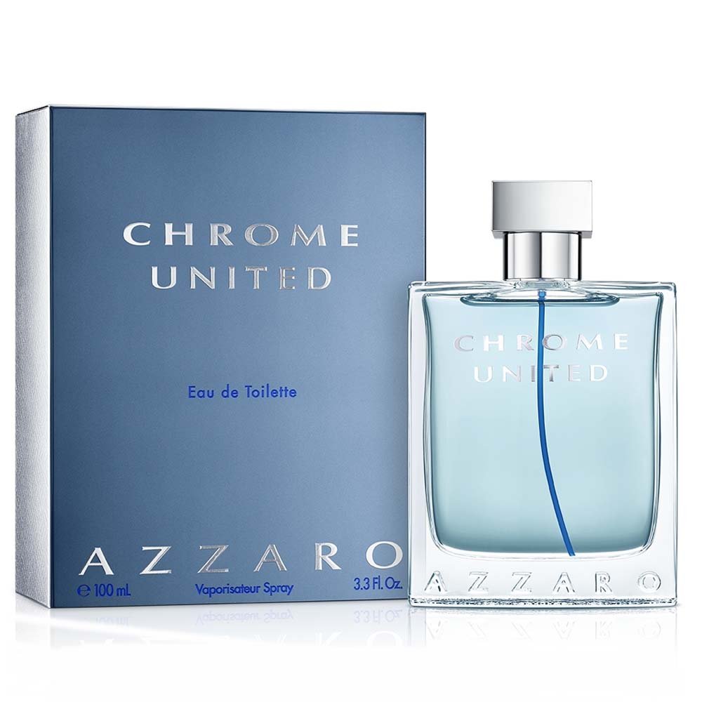 Azzaro Chrome United Eau De Toilette Spray 100ml - Fragrance London