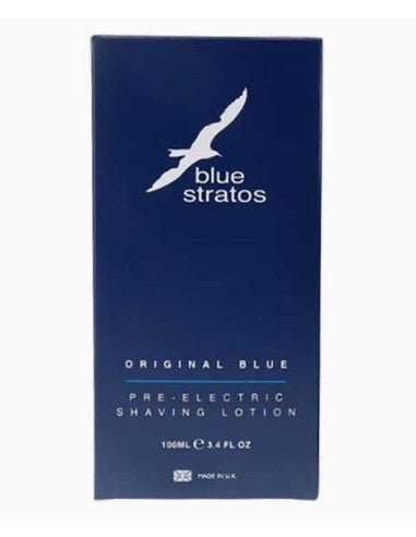 Blue Stratos Pre Electric Shaving Lotion 100ml - Fragrance London