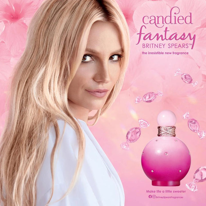 Britney Spears Candied Fantasy Eau De Toilette Spray 30ml - Fragrance London