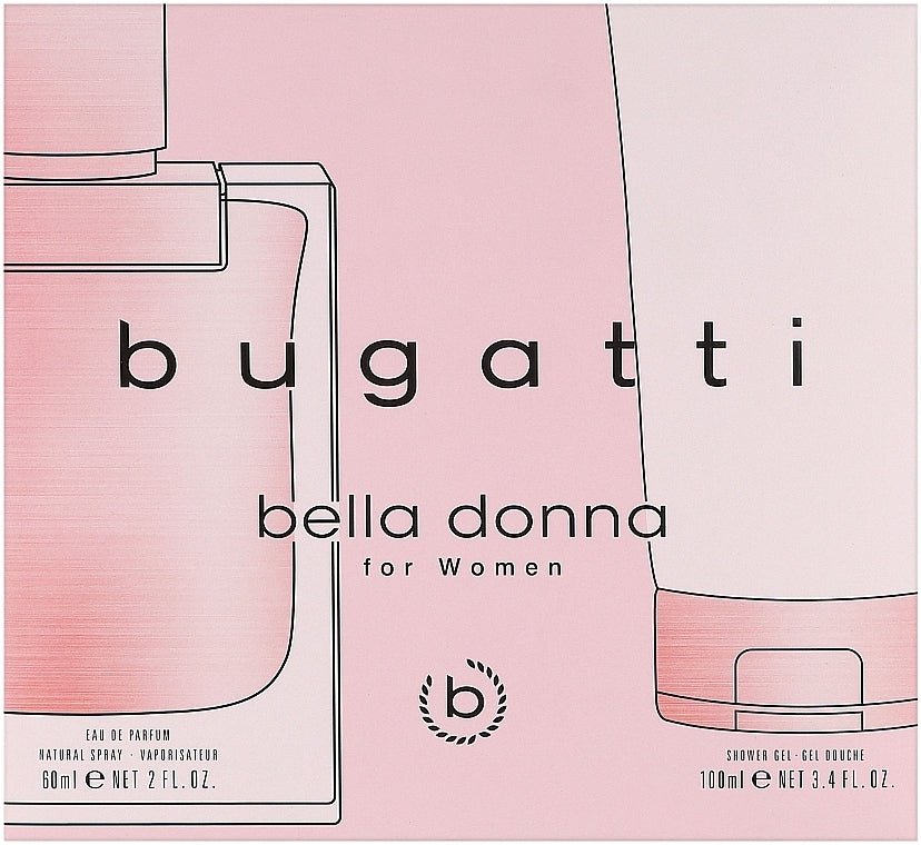 Bugatti Bella Donna For Women Gift Set (Eau De Parfum Spray 60ml + Shower Gel 100ml) - Fragrance London