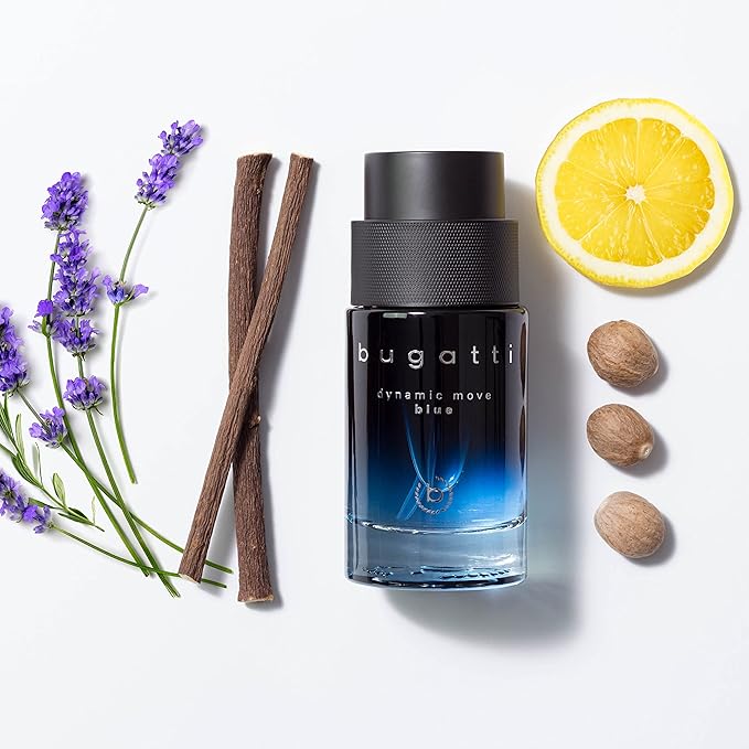 Bugatti Dynamic Move Blue Eau de Toilette Spray 100ml - Fragrance London