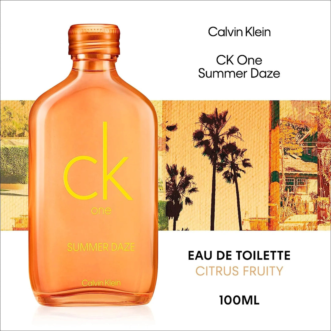 Calvin Klein ck One Summer Daze Eau De Toilette 100ml - Fragrance London