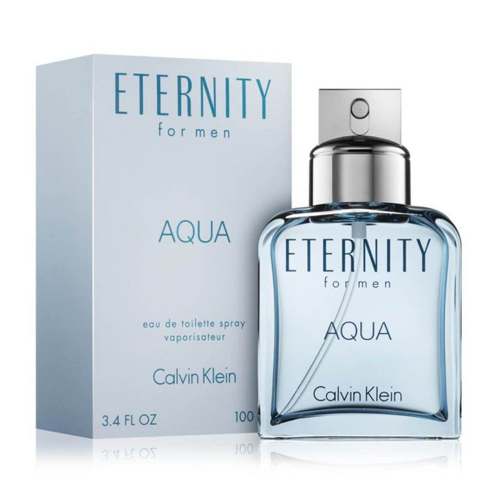 Calvin Klein Eternity Aqua for Men Eau De Toilette Spray 100ml - Fragrance London