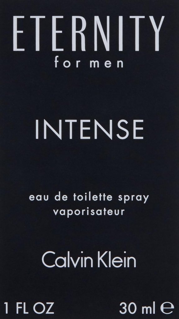 Calvin Klein Eternity for Men Intense Eau De Toilette Spray 30ml - Fragrance London