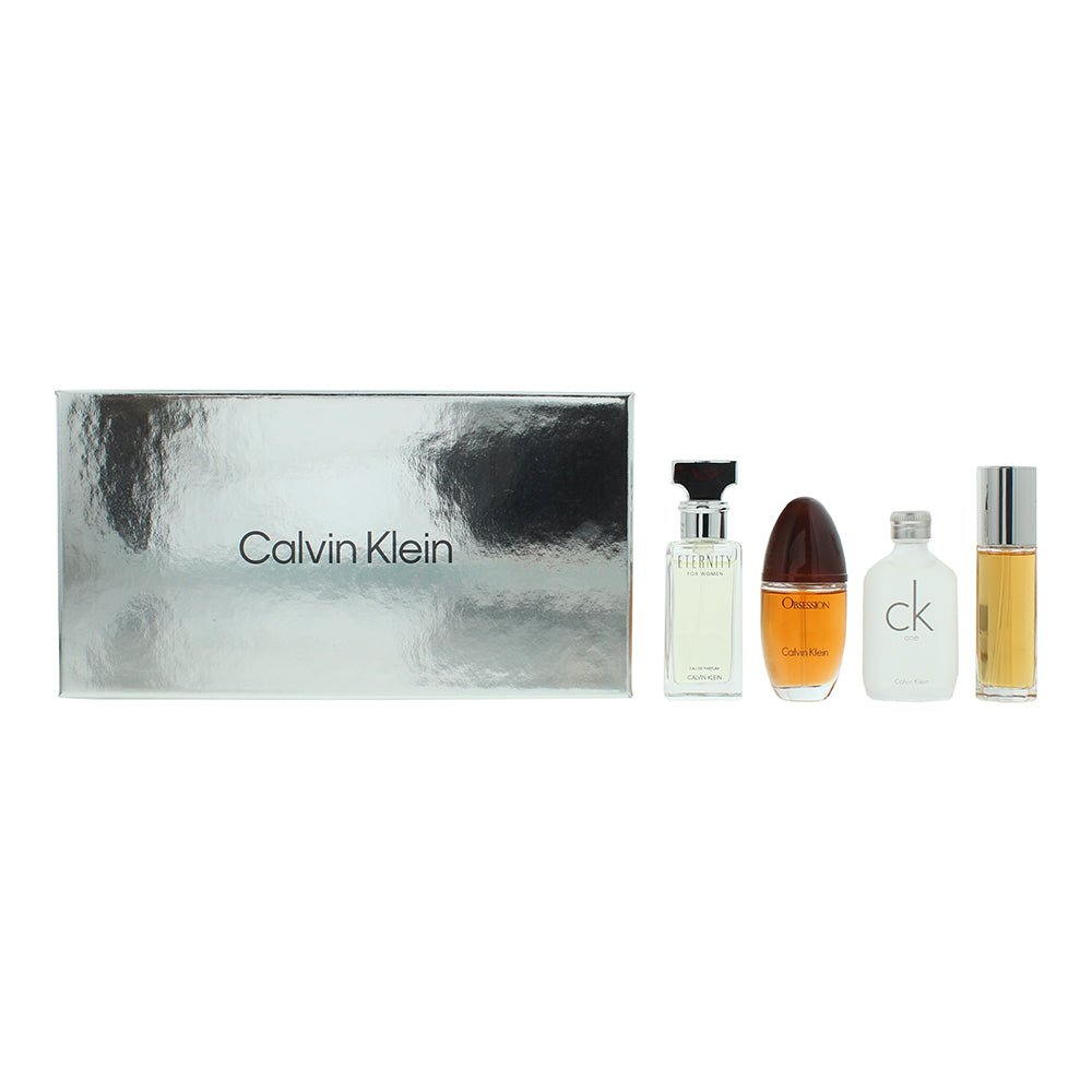Calvin Klein Ladies Mini Gift Set (4 x 15ml) - Fragrance London