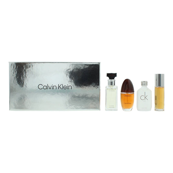 Calvin Klein Ladies Mini Gift Set (4 x 15ml) - Fragrance London