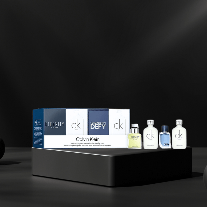 Calvin Klein Mixed Mini Set (CK One 2x Eau De Toilette 10ml + Eternity Eau De Toilette 10ml + Defy Eau De Toilette 5ml) - Fragrance London