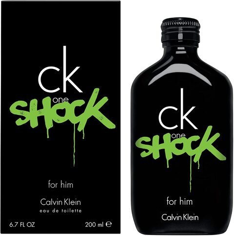 Calvin Klein One Shock For Him Eau De Toilette Spray 200ml - Fragrance London