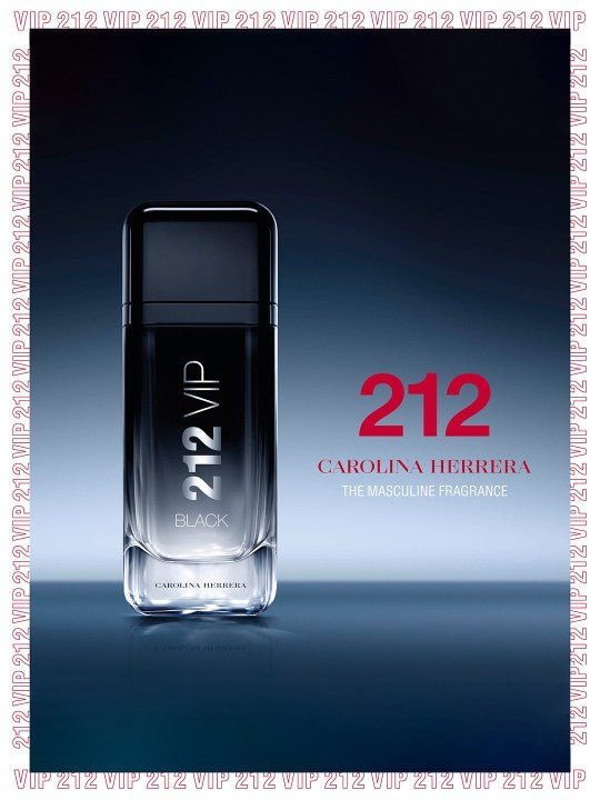 Carolina Herrera 212 VIP Men Black Eau De Parfum Spray 100ml - Fragrance London