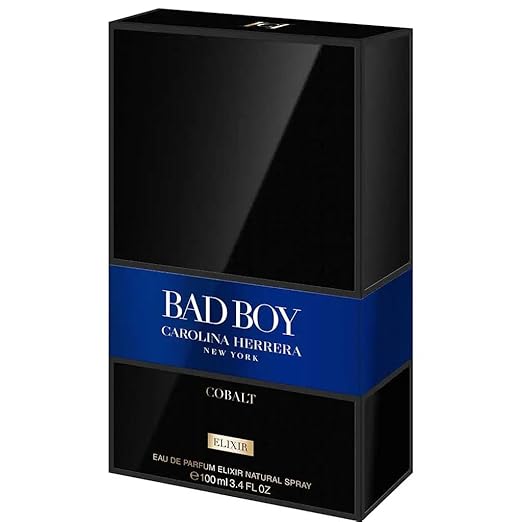 Carolina Herrera Bad Boy Cobalt Elixir Eau de Toilette Spray 100ml - Fragrance London