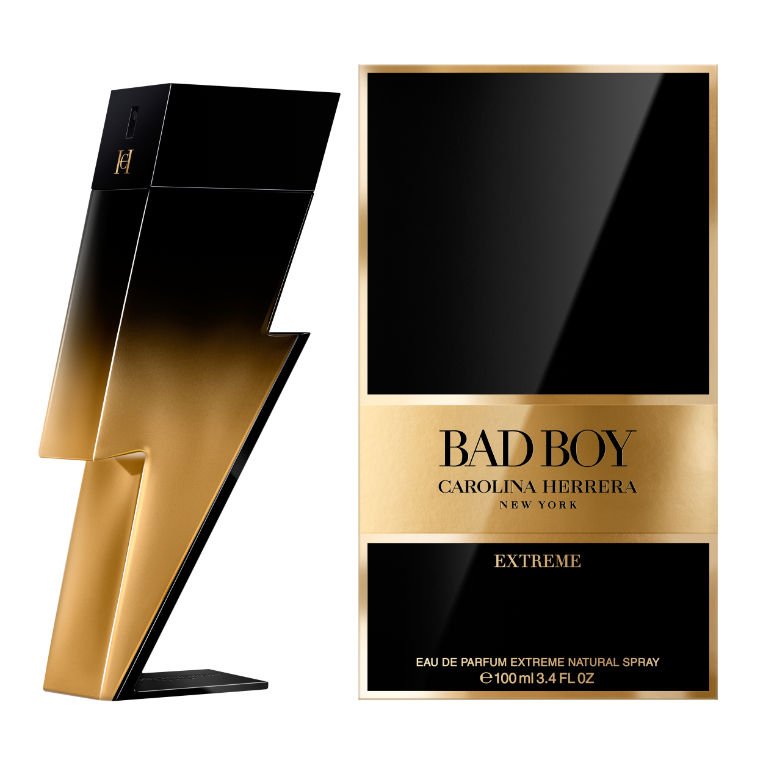 Carolina Herrera Bad Boy Extreme Eau De Parfum Spray 100ml - Fragrance London