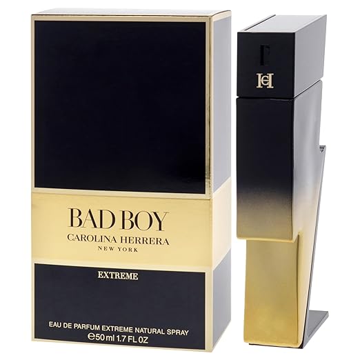 Carolina Herrera Bad Boy Extreme Eau De Parfum Spray 50ml - Fragrance London