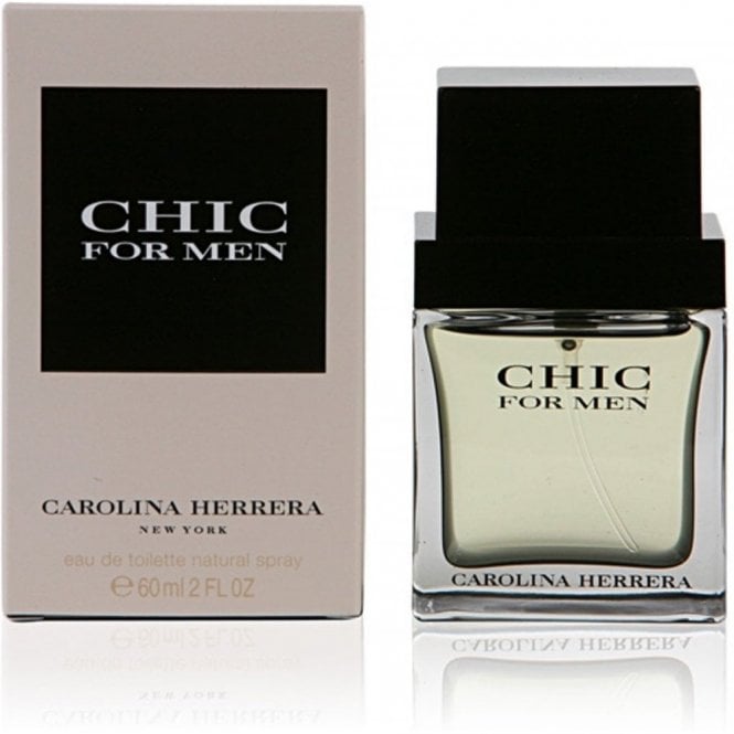 Carolina Herrera Chic for Men Eau De Toilette Spray 60ml - Fragrance London
