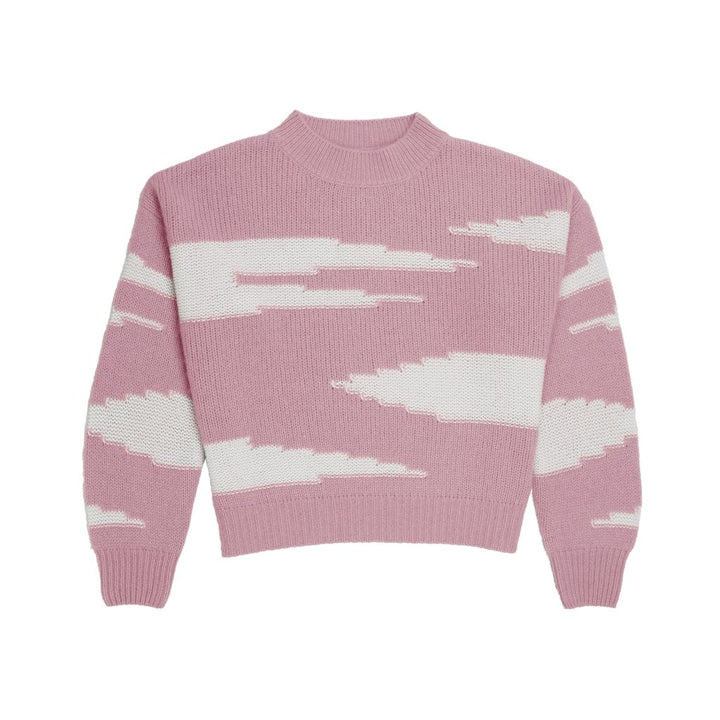 Cashmere Polo Club Zuri Ladies Round Neck Pullover Intarsia Knit - 100% Cashmere - Fragrance London