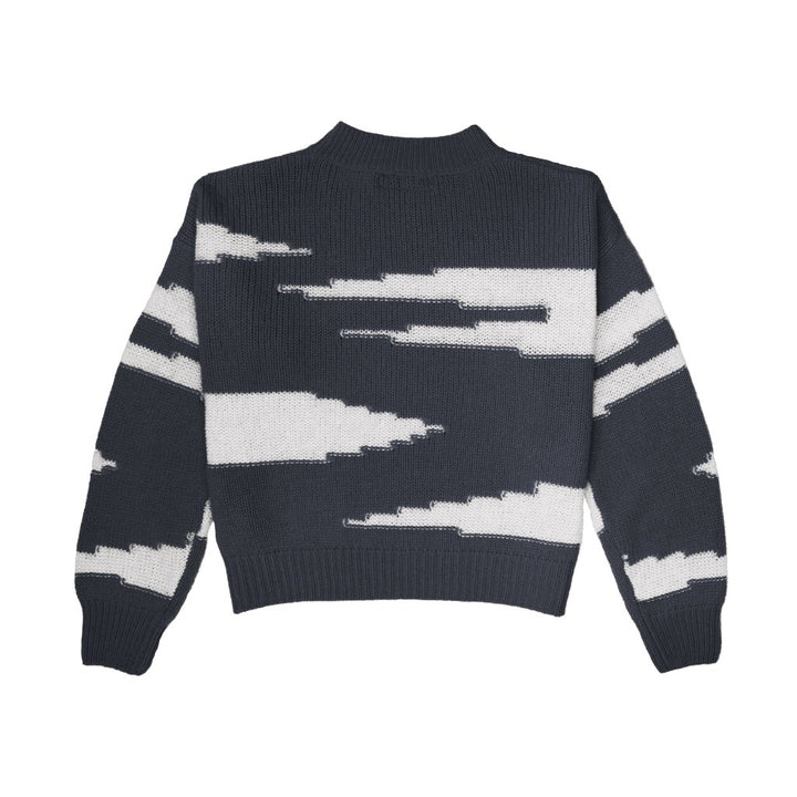 Cashmere Polo Club Zuri Ladies Round Neck Pullover Intarsia Knit - 100% Cashmere - Fragrance London