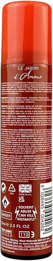 Dana Le Jardin D'amour Body Spray 75ml - Fragrance London