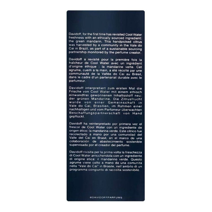 Davidoff Cool Water for Men Intense Eau De Parfum Spray 125ml - Fragrance London