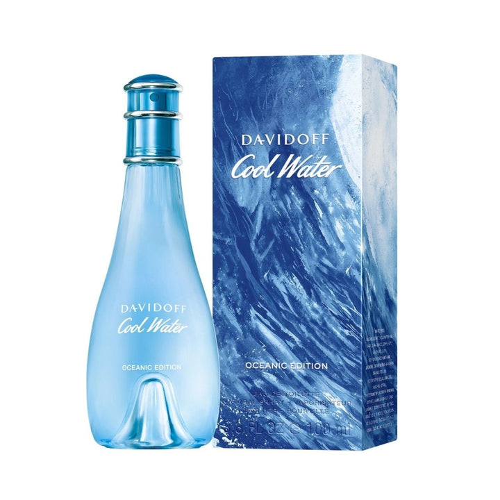 Davidoff Cool Water Oceanic Edition For Woman Eau De Toilette Spray 100ml - Fragrance London