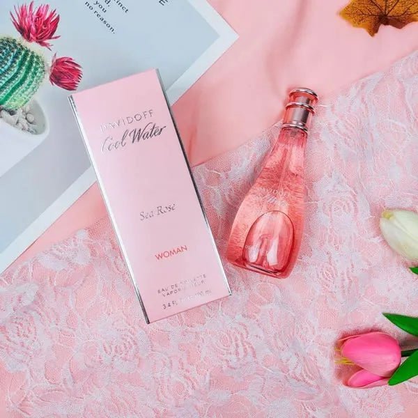Davidoff Cool Water Sea Rose Eau De Toilette Spray 100ml - Fragrance London