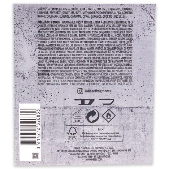 Diesel Only The Brave Street Eau De Toilette Spray 125ml - Fragrance London