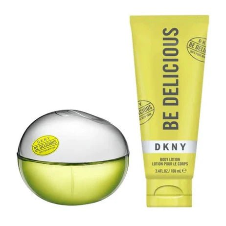 Dkny Be Delicious Gift Set (Eau De Parfum Spray 30ml + Body Lotion 100ml) - Fragrance London