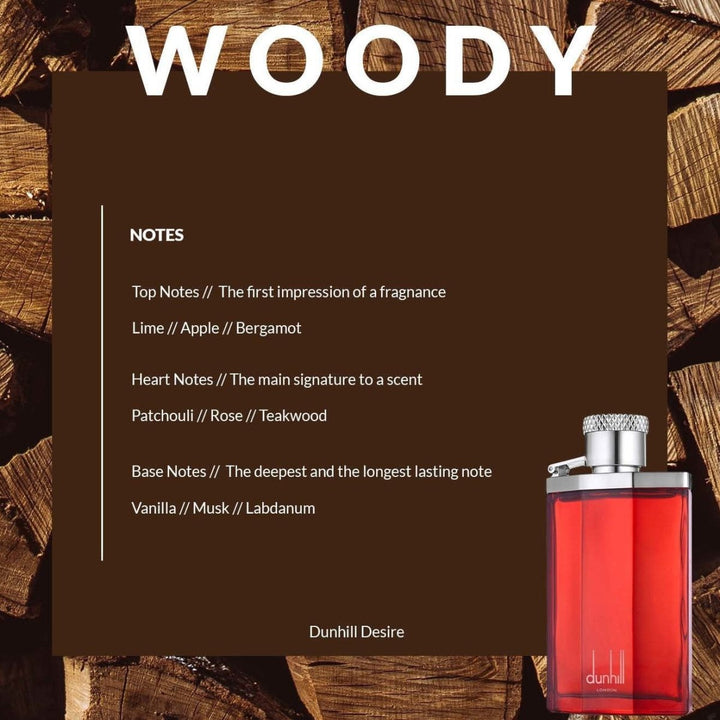 Dunhill Desire Red Eau de Toilette Spray 100ml - Fragrance London