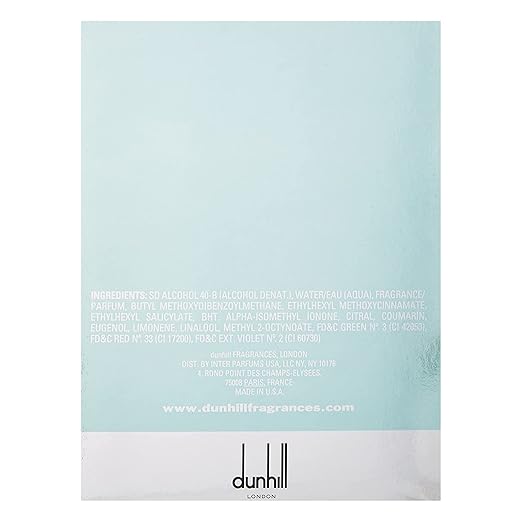 Dunhill Fresh Eau De Toilette Spray 100ml - Fragrance London