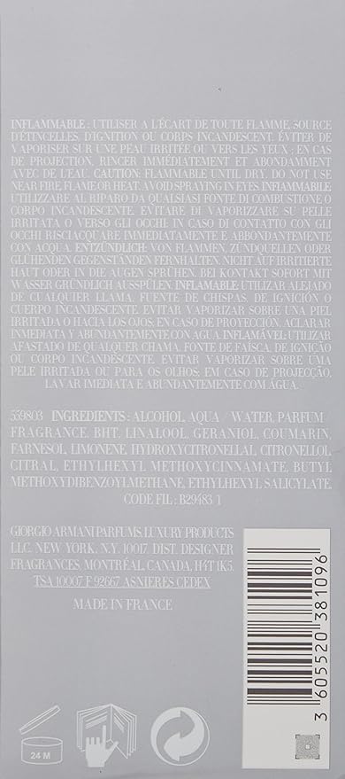 Emporio Armani Diamonds For Men Eau De Toilette Spray 75ml - Fragrance London