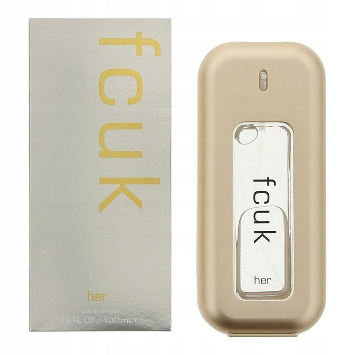 Fcuk Her Eau De Toilette Spray 100ml - Fragrance London