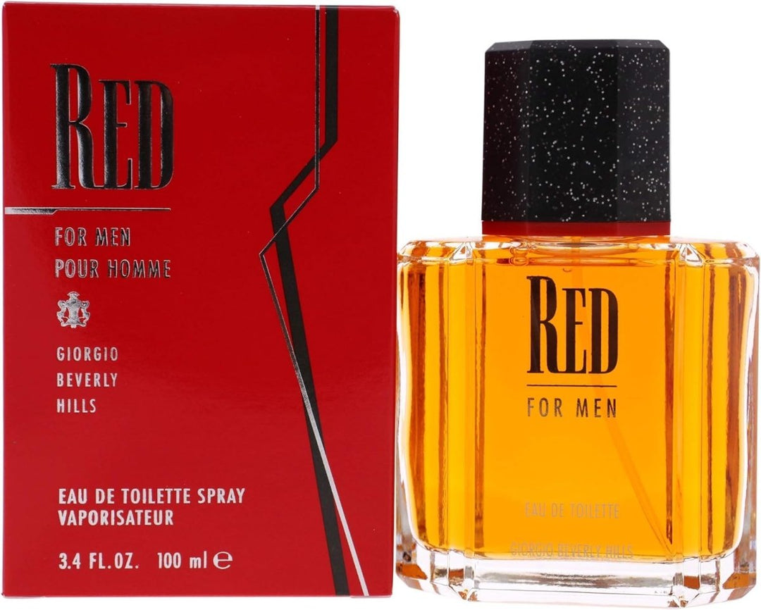 Giorgio Beverly Hills Red for Men Eau De Toilette Spray 100ml - Fragrance London