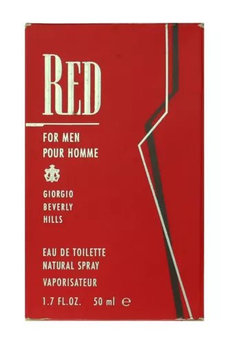 Giorgio Beverly Hills Red For Men Eau De Toilette Spray 50ml - Fragrance London