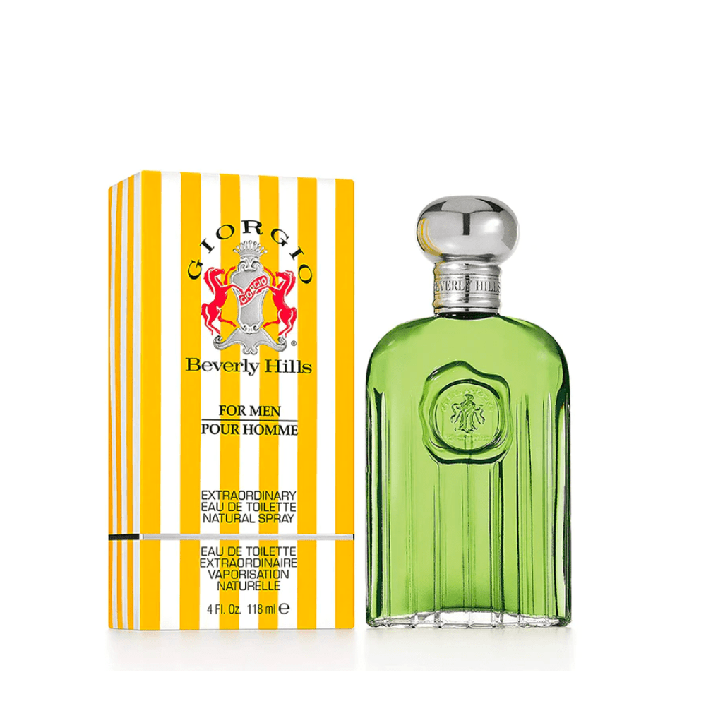 Giorgio Beverly Hills Yellow For Men Eau de Toilette Spray 118ml - Fragrance London