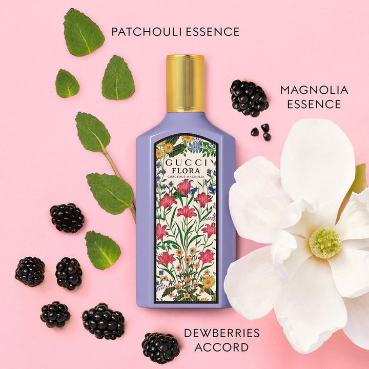 Gucci Flora Gorgeous Magnolia Eau De Parfum Spray 30ml - Fragrance London